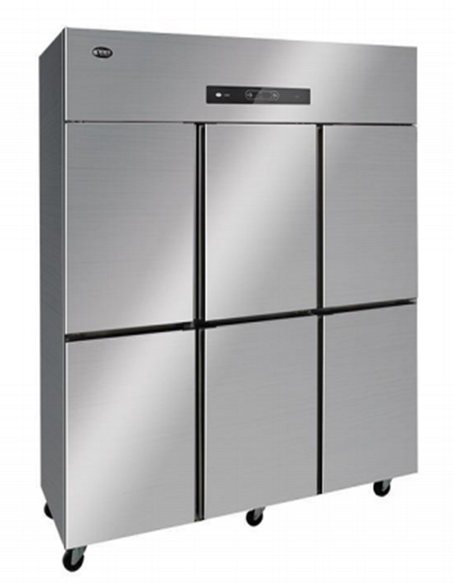 TỦ ĐÔNG - MÁT 6 CÁNH INOX  OUCBOLL