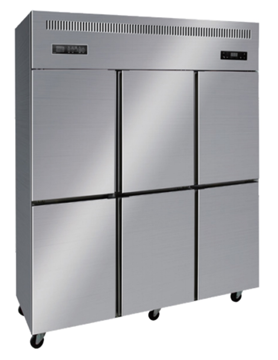TỦ ĐÔNG - MÁT 6 CÁNH INOX QUẠT GIÓ  OUCBOLL